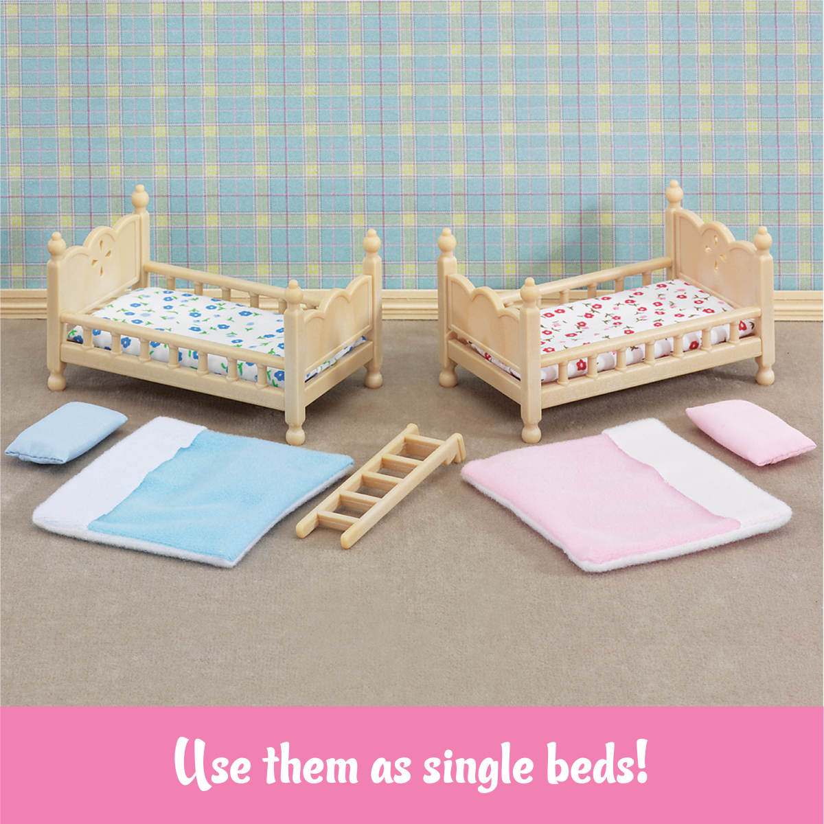 Calico Critters Stack & Play Beds Furniture and Accessories Set