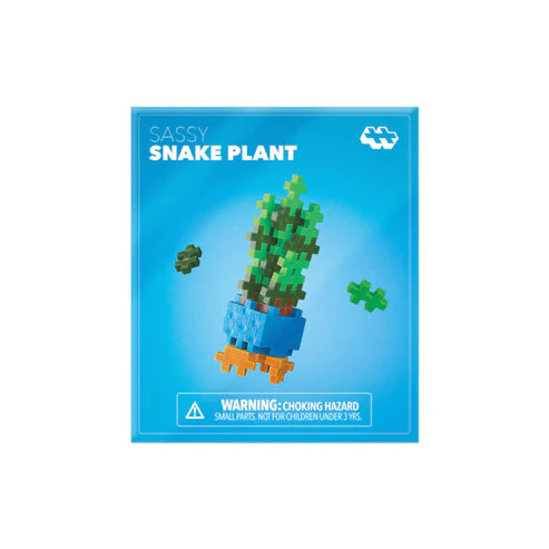 Plus Plus Plant Packet - Sassy Snake Plant - 30 Piece Building Set