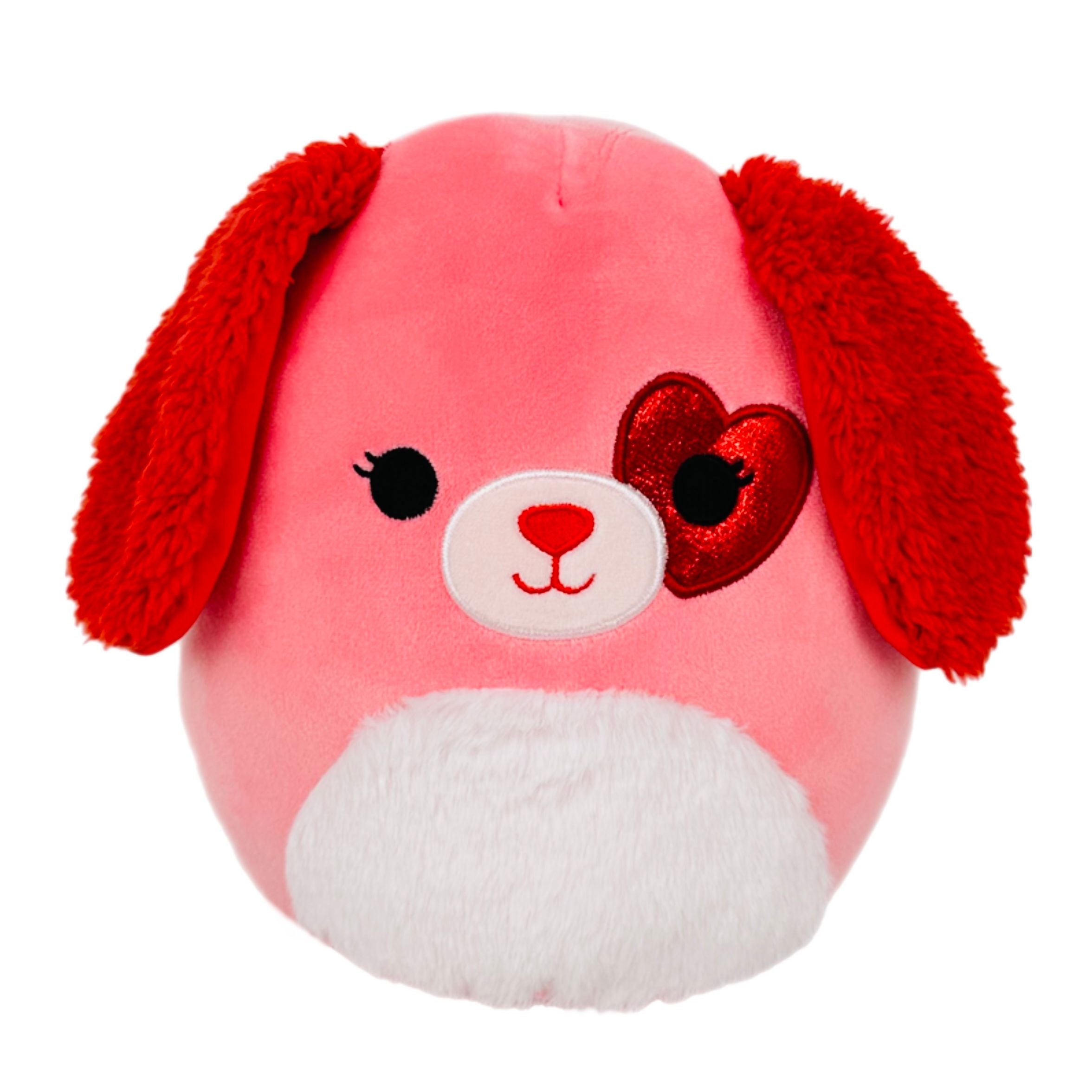 Squishmallow 8 Inch Trishelle the Dog Valentine Plush Toy