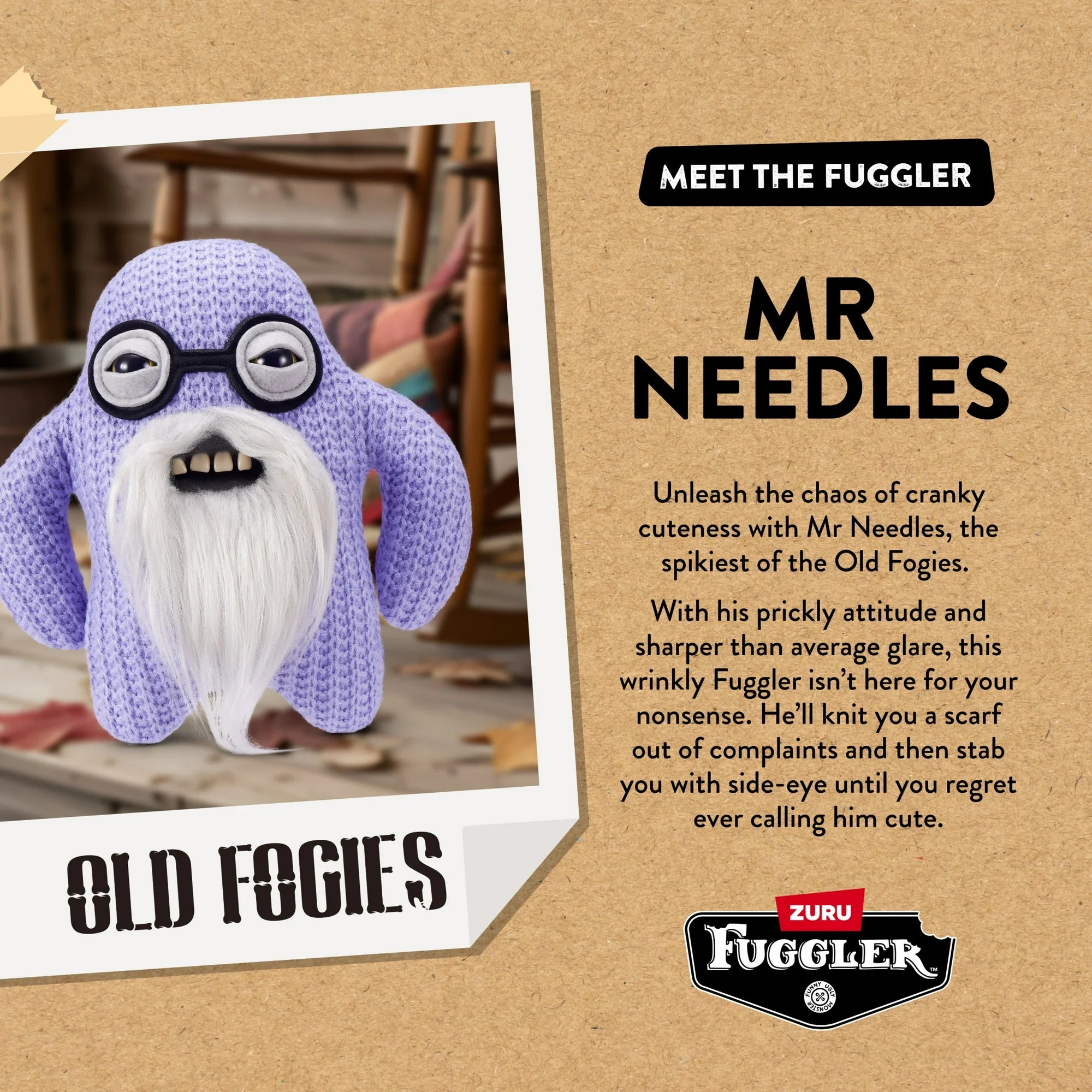 Zuru Fugglers 9 Inch Old Fogies - Mr. Needles