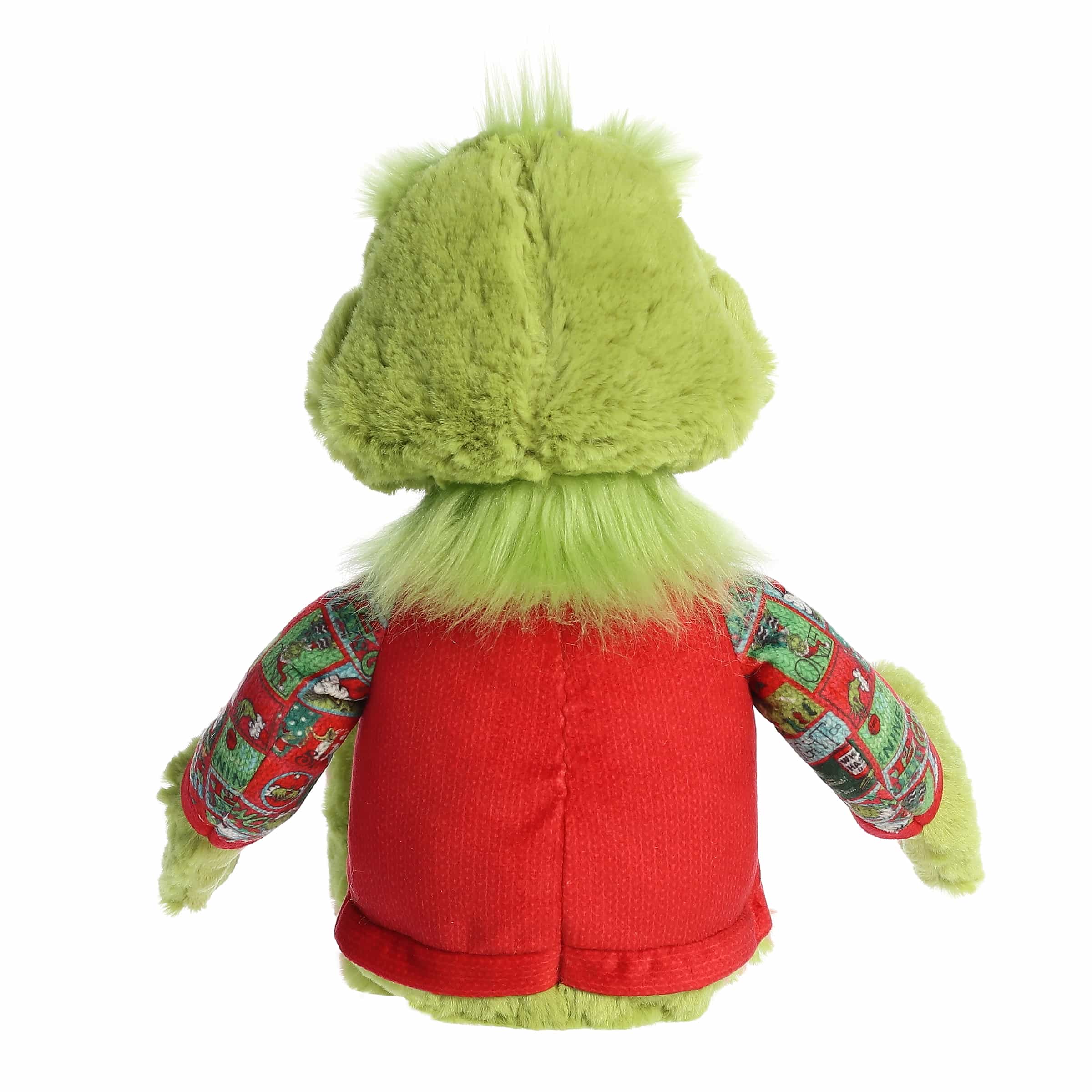 Aurora Plush 16 Inch Dr. Suess Ugly Sweater Light Up Grinch Holiday Plush Toy