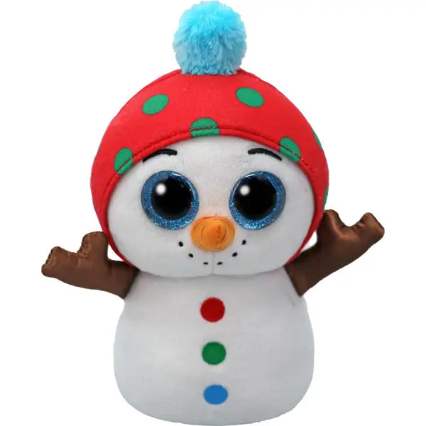 Ty Beanie Boos 8 Inch Dave the Snowman Christmas Plush Toy