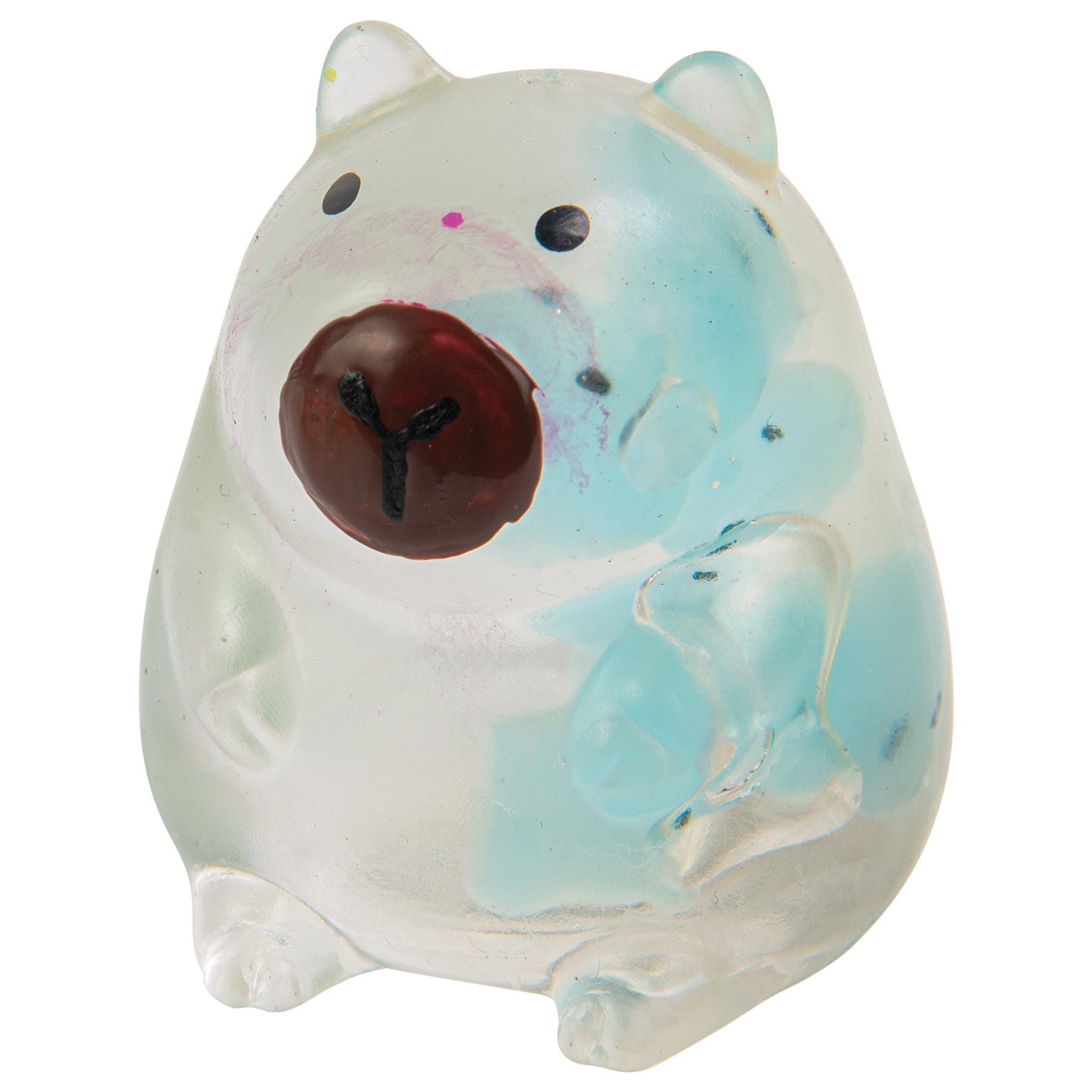 Master Toys 2.5 Inch Capybara Jellygems Maltose Squishy - Sensory Fidget Toy