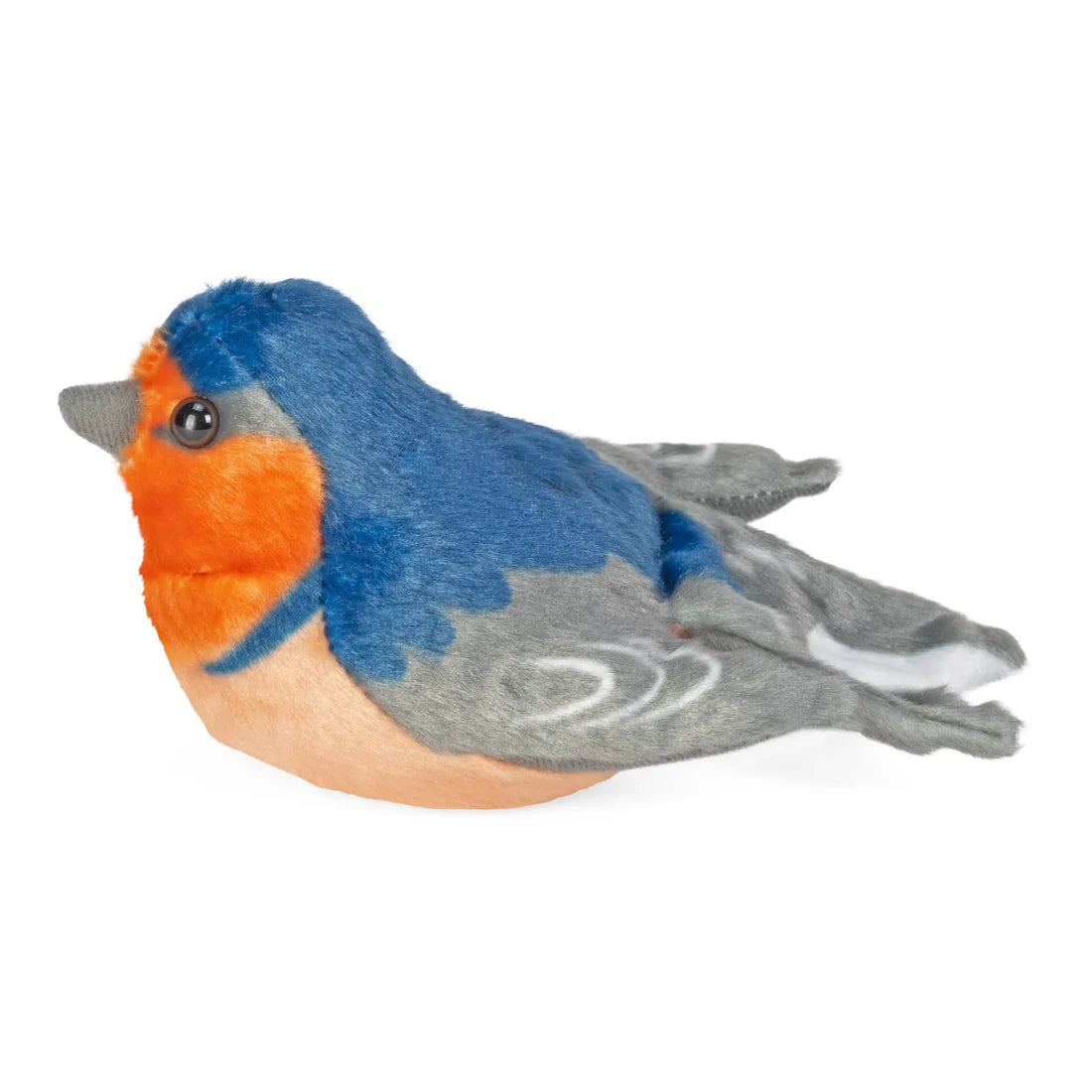 Wild Republic 5 Inch Audubon Birds Barn Swallow Plush with Authentic Bird Call
