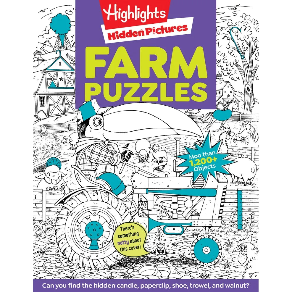 Highlights Hidden Pictures: Farm Puzzles Activity Book