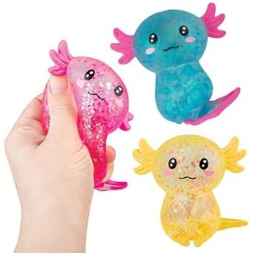 ORB Curiosities Sparklee Axolotl Squishy Sensory Toy
