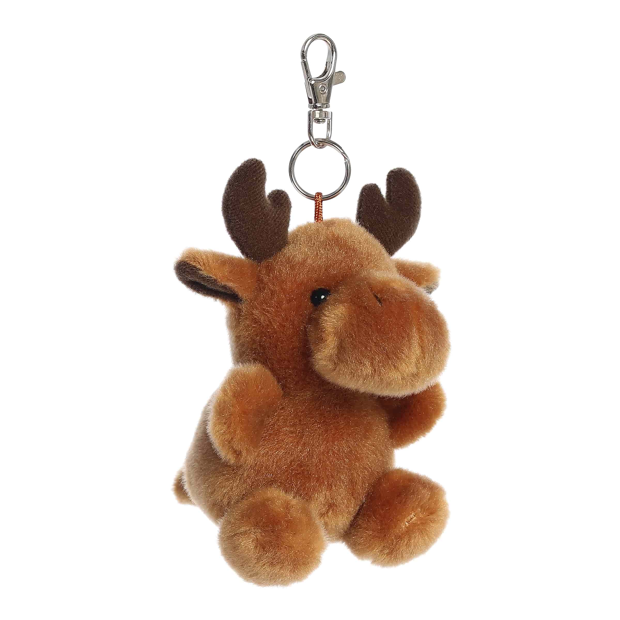 Palm Pals 4 Inch Cinnamon the Moose Plush Clip