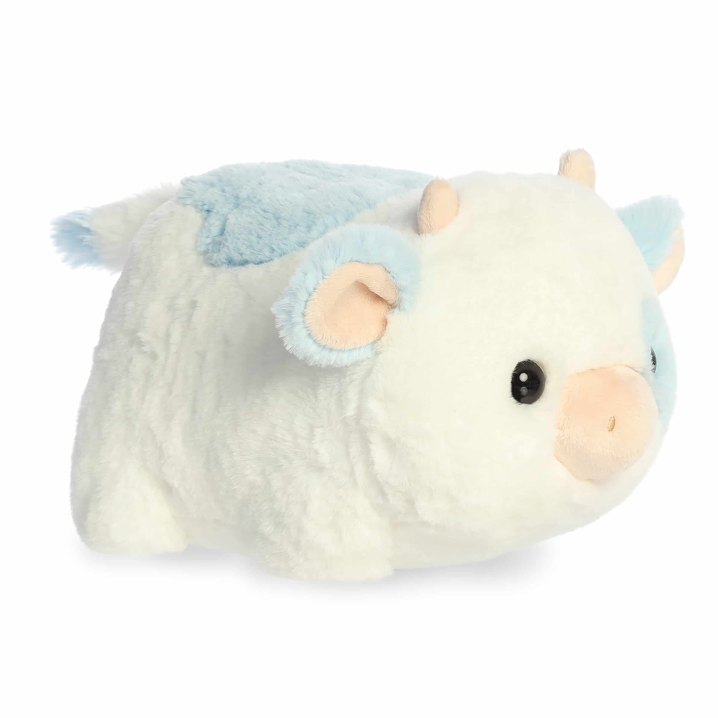 Aurora Plush Spudsters 10 Inch Bonnie Blueberry Cow Plush Toy