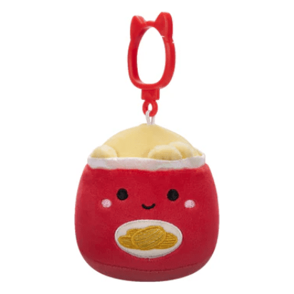 Squishmallow 3.5 Inch Ansel the Potato Chips Plush Clip - Owl & Goose Gifts