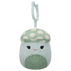 Squishmallow 3.5 Inch Bo Lynn the Mushroom Plush Clip - Owl & Goose Gifts