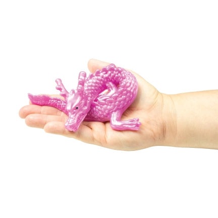 Stretchy Mochi Squishy Toy 10 Inch Metallic Dragon - Sensory Fidget Toy