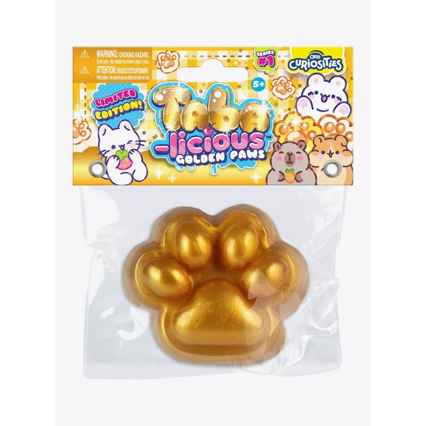 ORB Curiosities Taba-licious™ Golden Paw Limited Edition Squishy Sensory Toy - Assorted