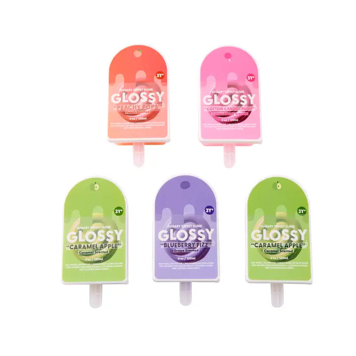J'adore 4 oz Popsicle Glossy Slime - Caramel Apple