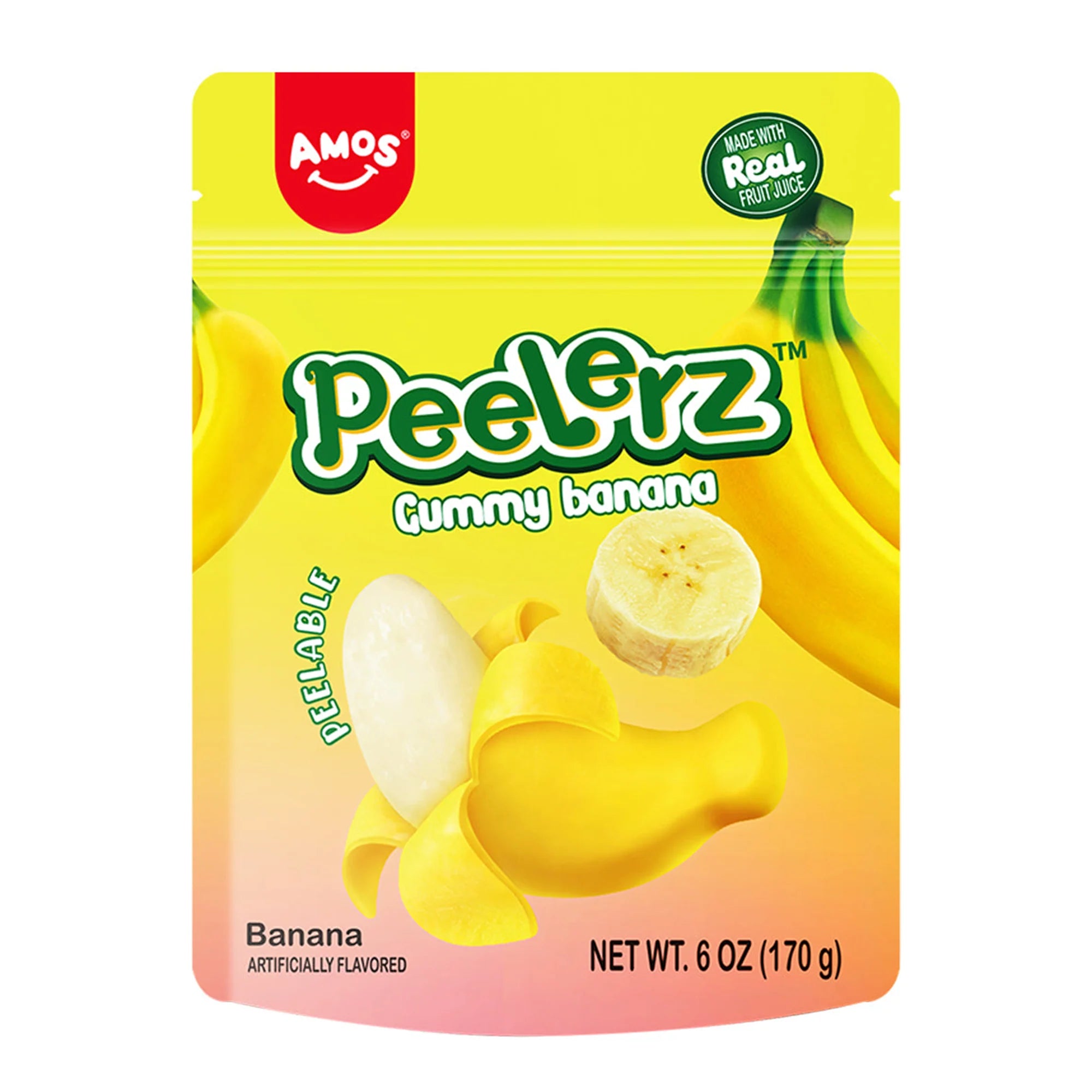 Peelerz Gummy Candy - Banana 6oz