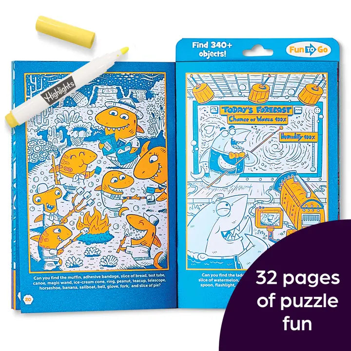Highlights Hidden Pictures: Shark Puzzles to Highlight Activity Book