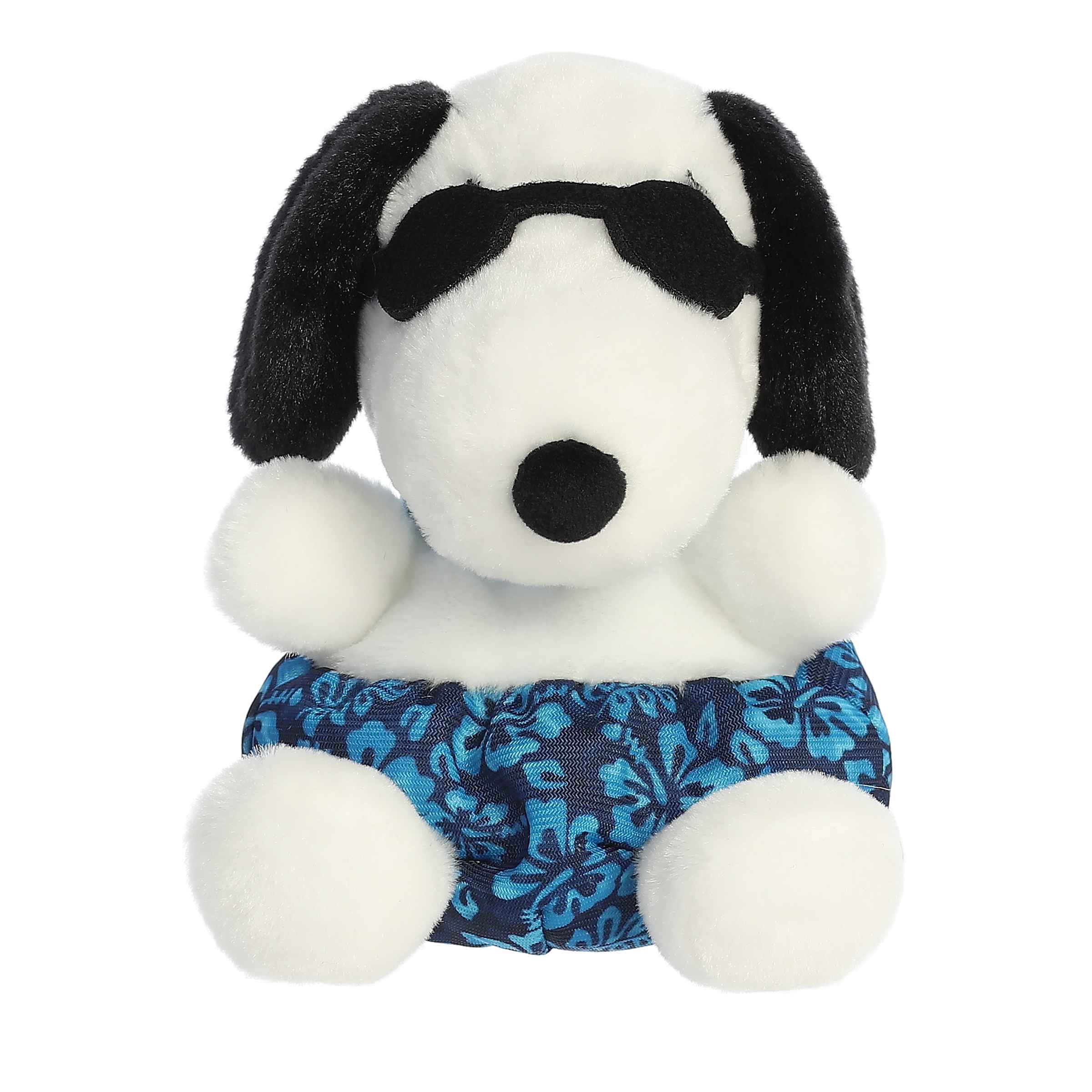 Palm Pals 5 Inch Peanuts Snoopy Surfer Plush Toy