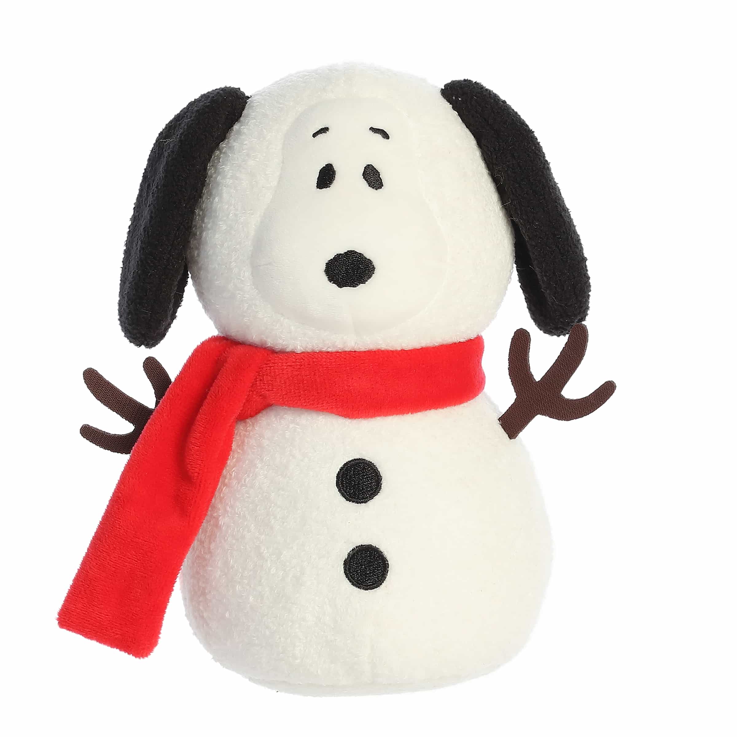 Aurora Plush 8 Inch Peanuts Snoopy Snow Beagle Holiday Plush Toy