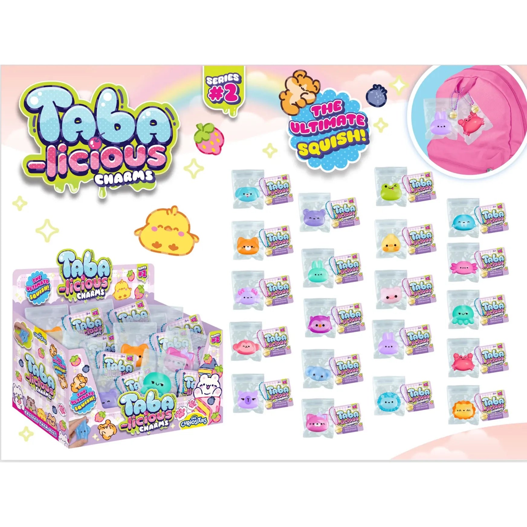 ORB Curiosities Taba-licious™ Charmlets Squishy Sensory Toy - Assorted