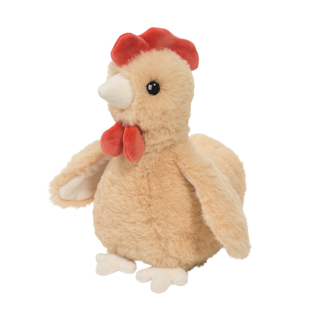 Douglas 7 Inch Rickie the Gold Chicken MINI Soft Plush Toy