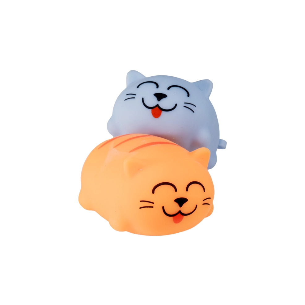 Toysmith Farm Fresh Chubby Kitties 2.5 Inch Squishy Sensory Fidget Toy