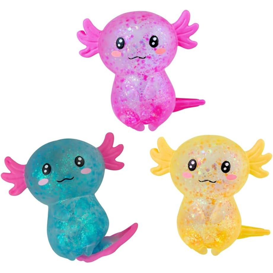 ORB Curiosities Sparklee Axolotl Squishy Sensory Toy
