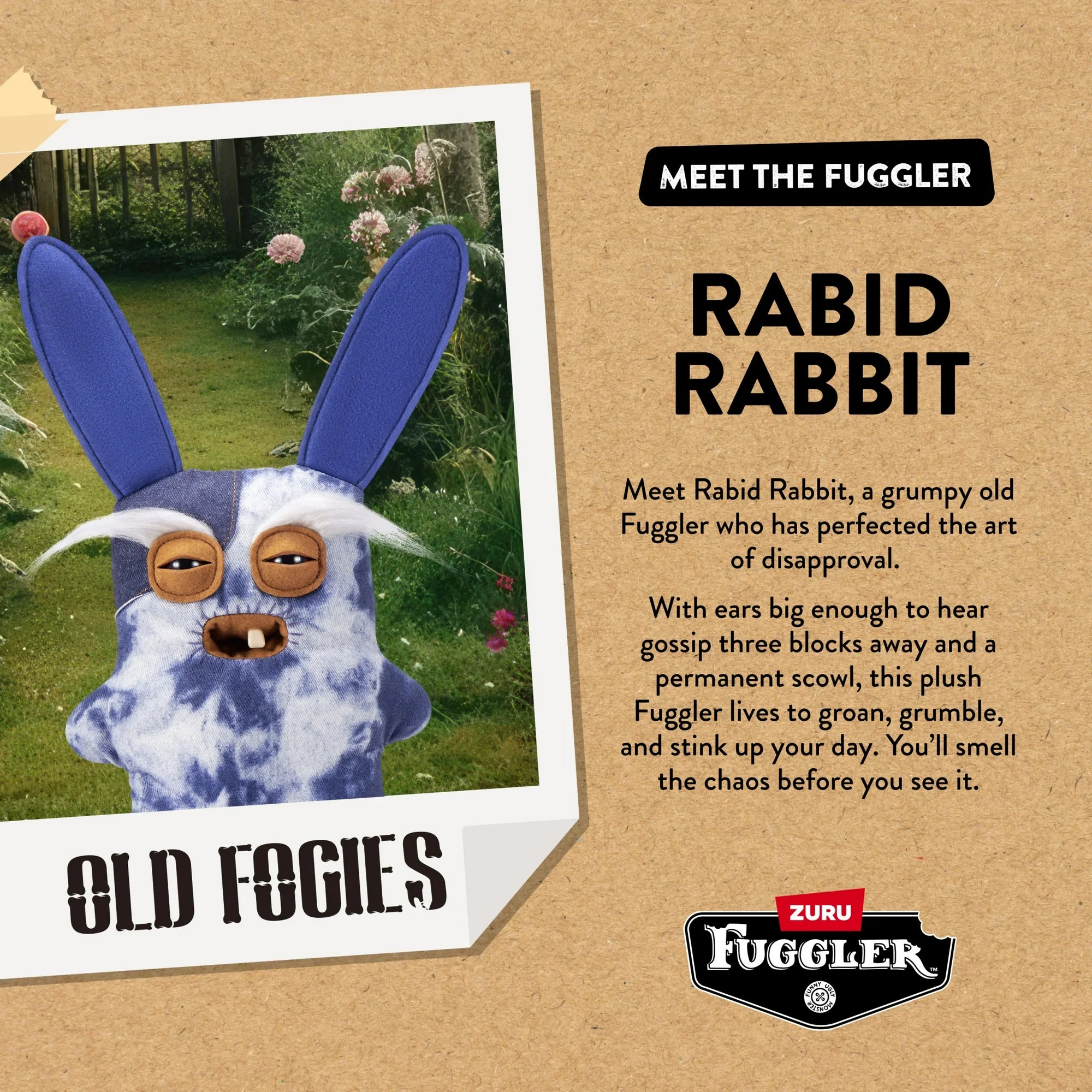 Zuru Fugglers 9 Inch Old Fogies - Rabid Rabbit