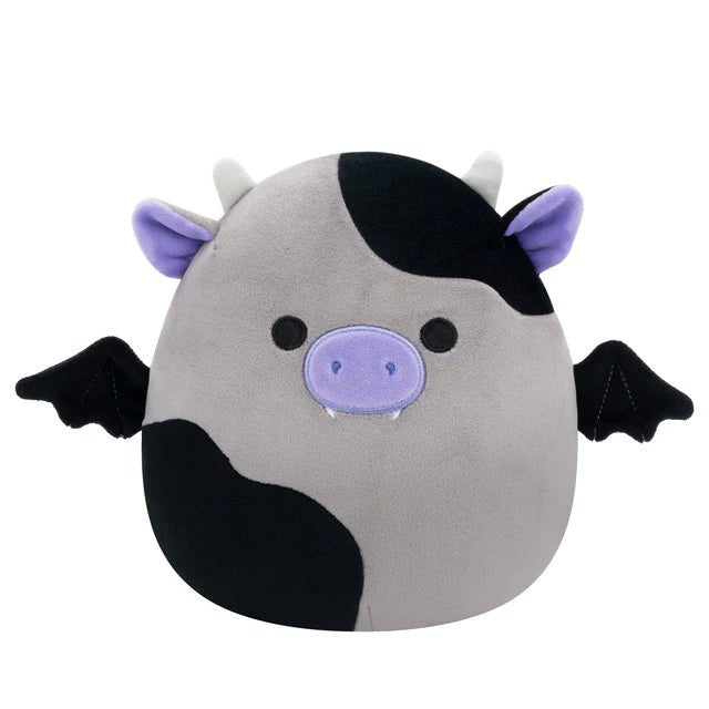 Squishmallow 5 Inch Bridgette the Bat Cow Halloween Plush Toy - Owl & Goose Gifts