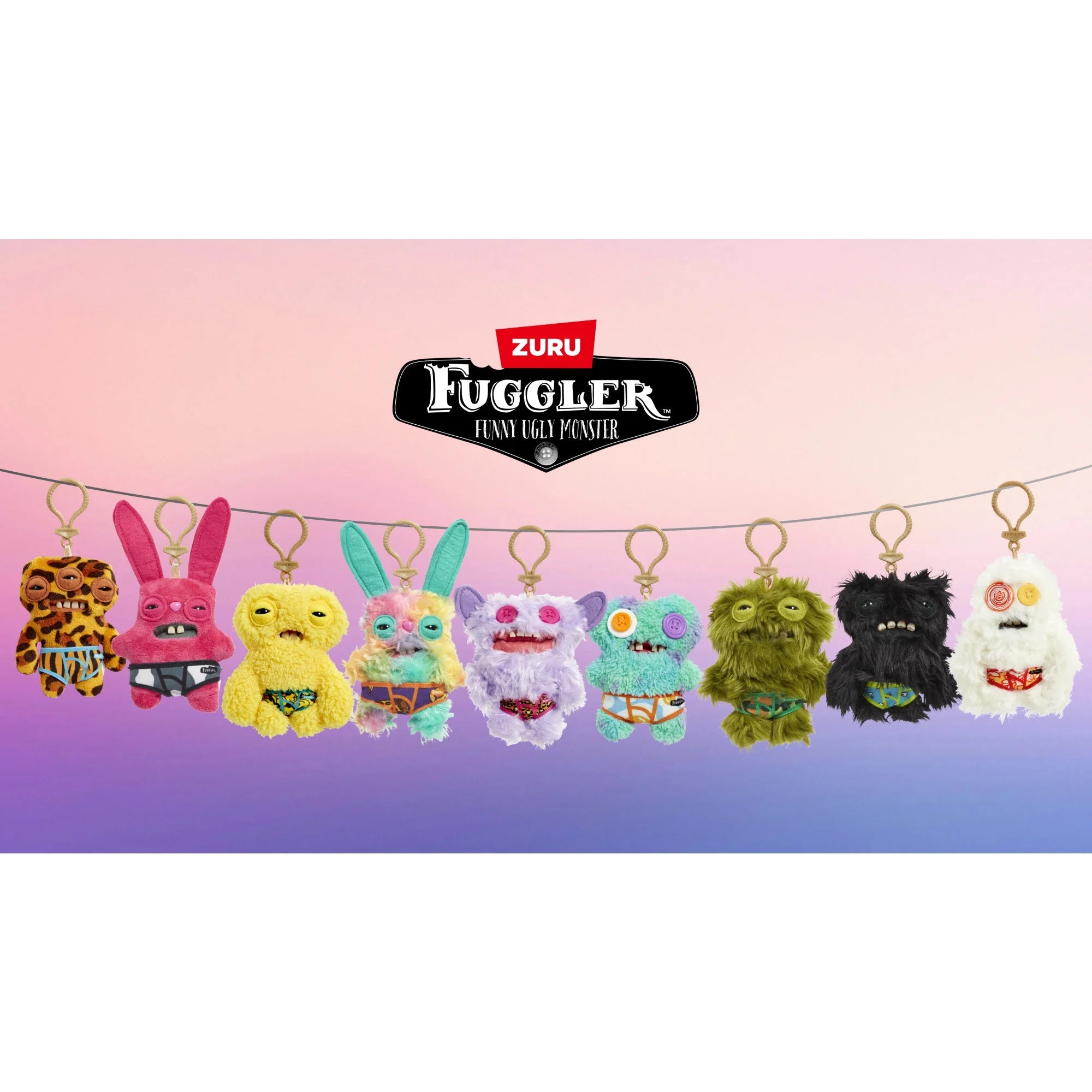 Zuru Fugglers 5 Inch Plush Keyring - Count Underoo McGoo