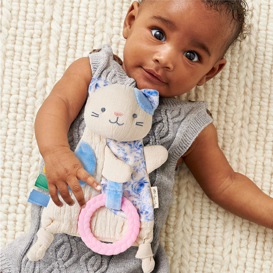Itzy Ritzy Bitzy Crinkle™ Kitty Plush Teether Toy