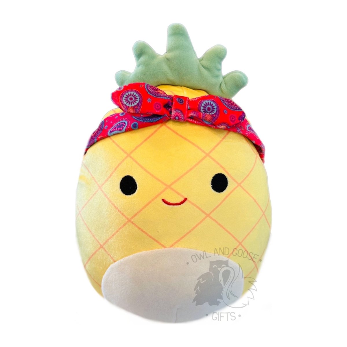 Squishmallow 5 Inch Maui the Pineapple with Headband Plush Toy - Owl & Goose Gifts
