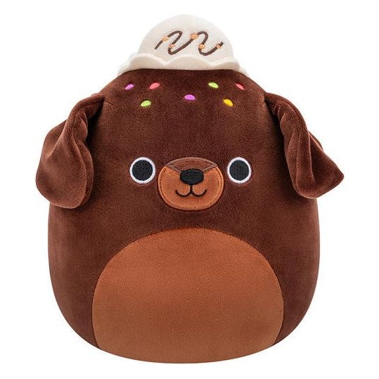 Squishmallow 5 Inch Rico the Brownie Chocolate Lab Plush Toy - Owl & Goose Gifts