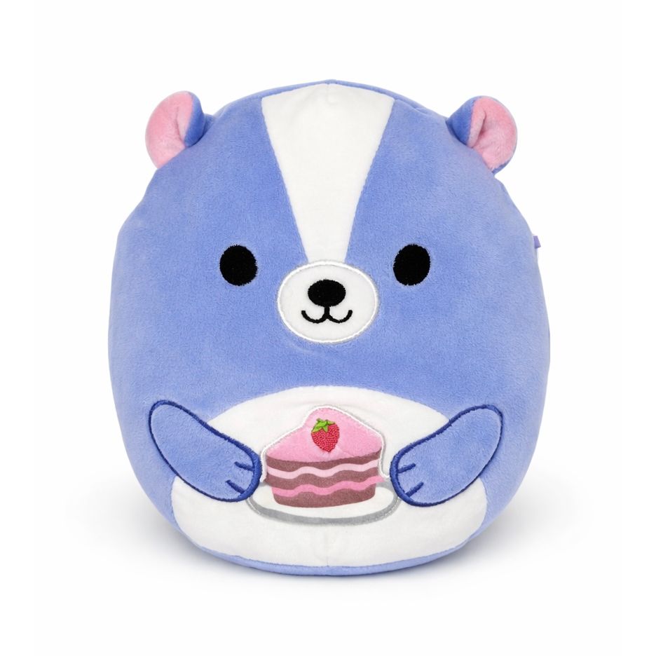 Squishmallow 8 Inch Caspian the Skunk with Cake Easter Plush Toy