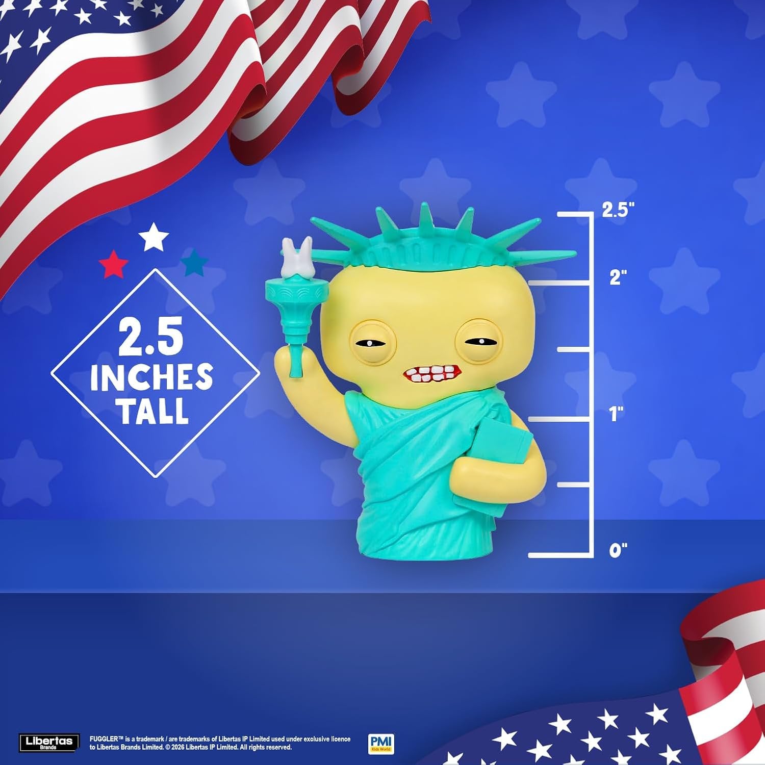 Zuru Fugglers America 250th Anniversary 2.5 Inch Collectible Vinyl Figure - 5 Pack