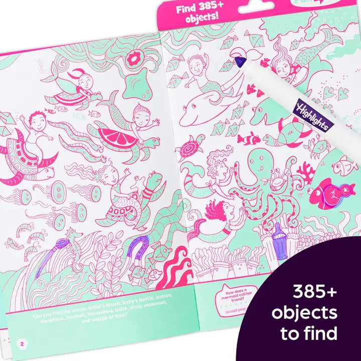 Highlights Hidden Pictures: Mermaid Puzzles to Highlight Activity Book