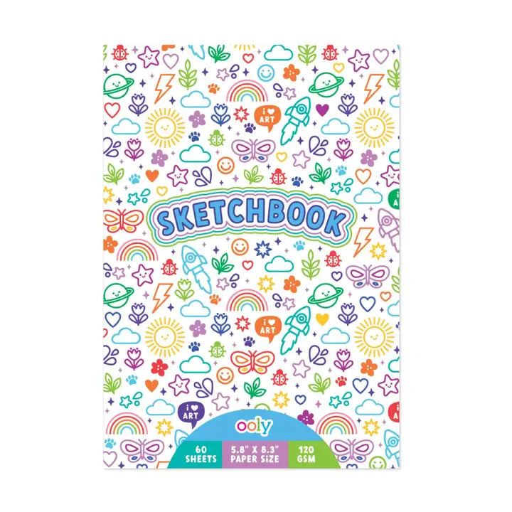Ooly Colorful Doodles: Sketchbook (60 sheets)