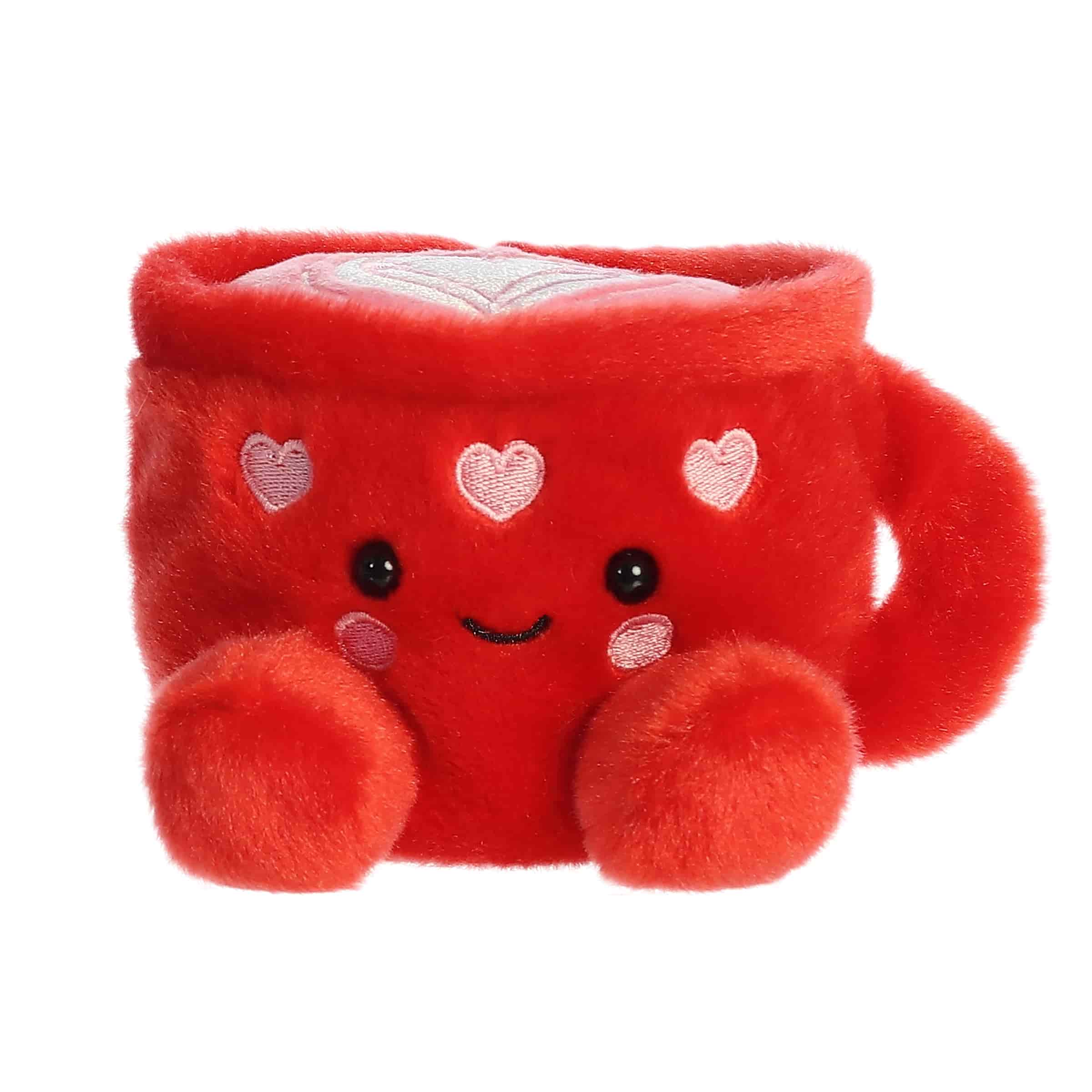 Palm Pals 5 Inch Lottie the Love Latte Valentine Plush Toy