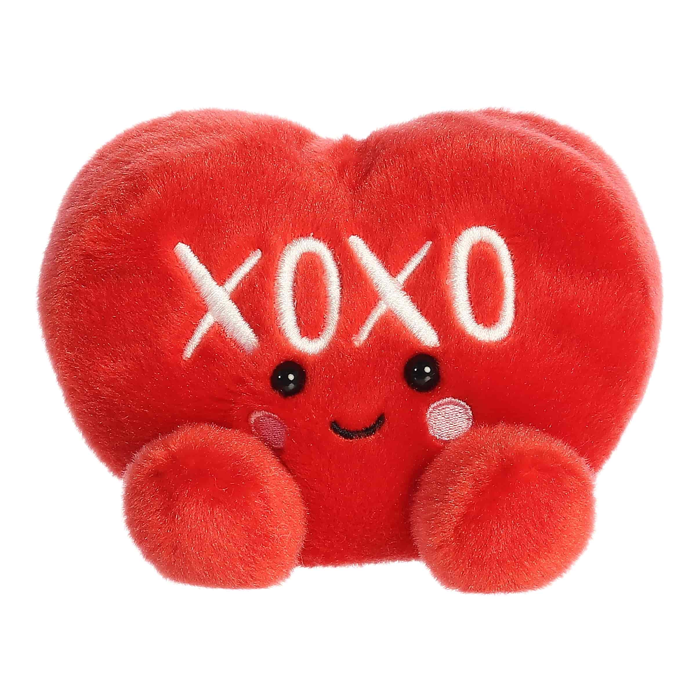 Palm Pals 5 Inch XOXO Red Candy Heart Valentine Plush Toy