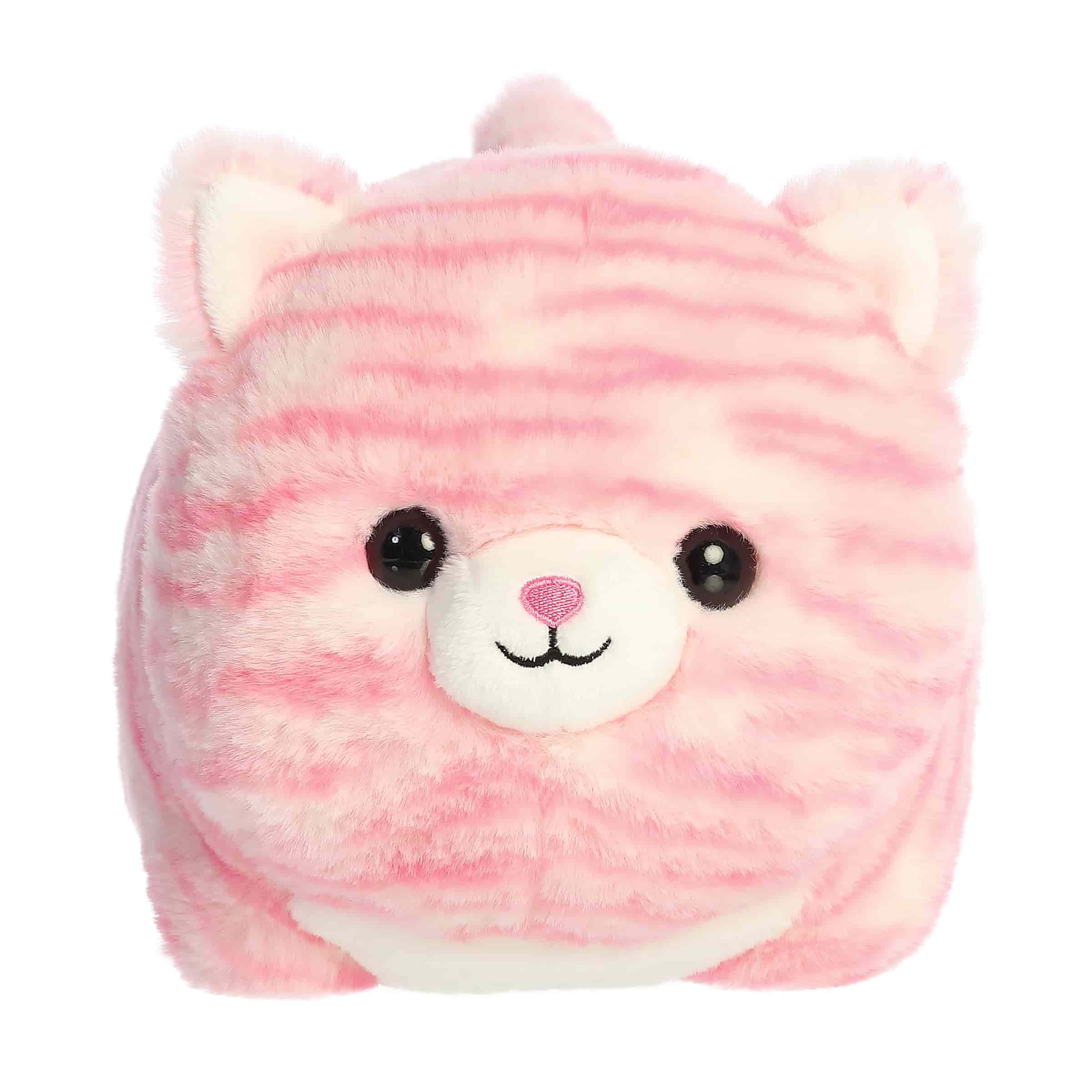 Aurora Plush Spudsters 10 Inch Taylor the Pink Tabby Cat Valentine Plush Toy