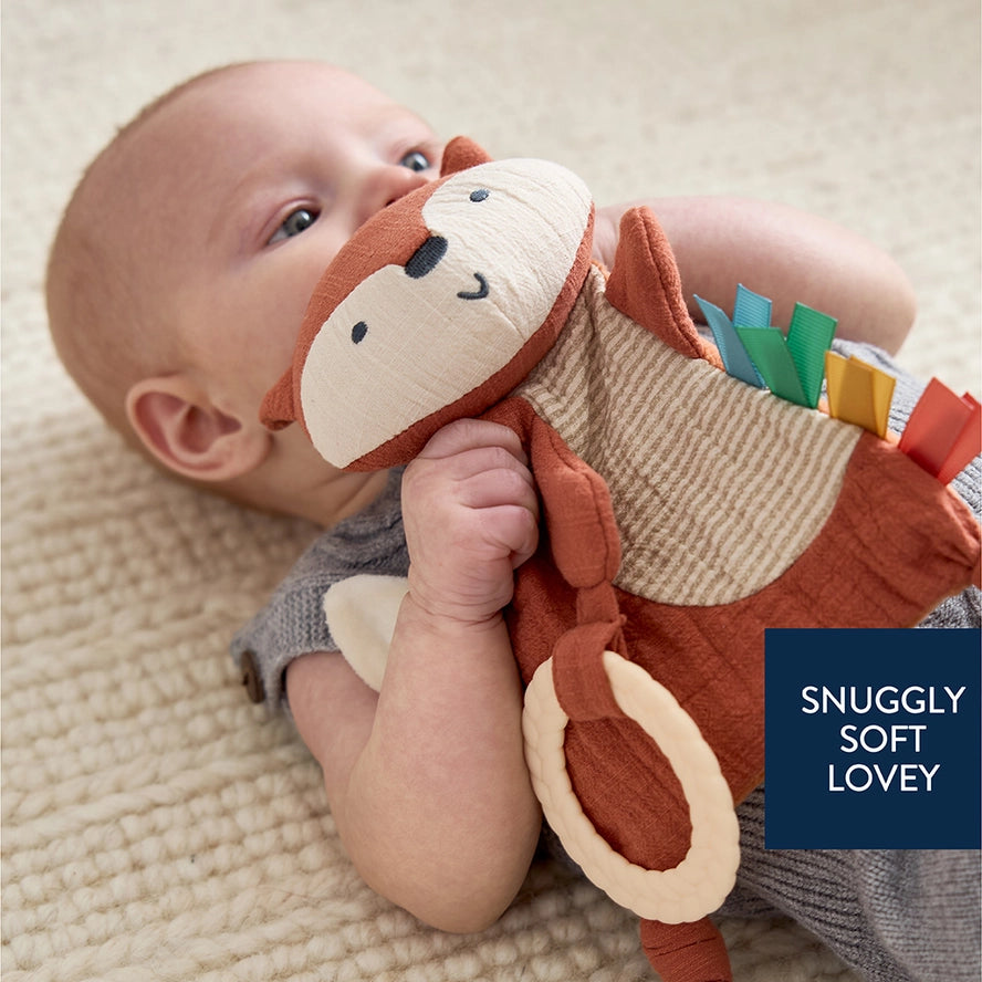 Itzy Ritzy Bitzy Crinkle™ Fox Plush Teether Toy