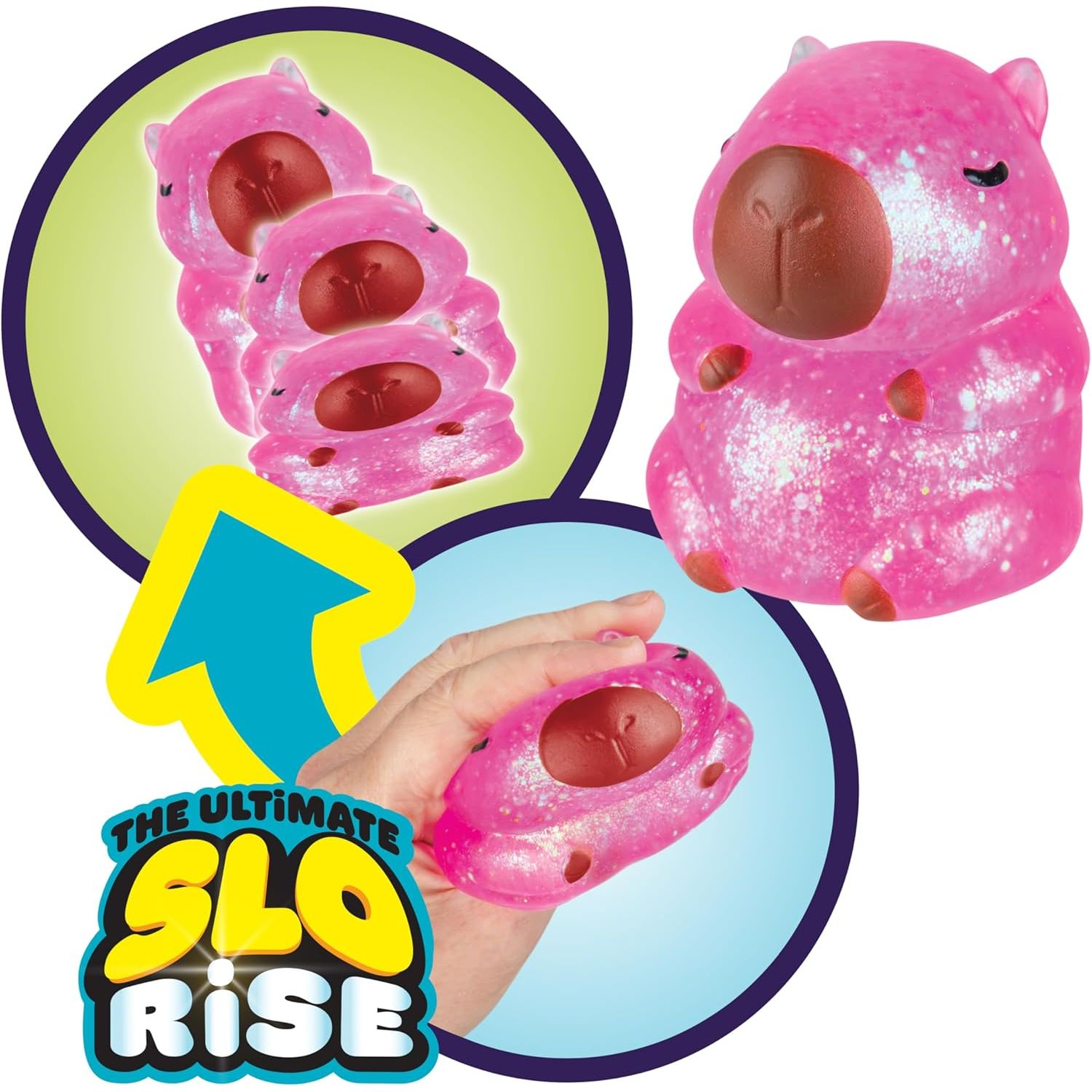 ORB Curiosities Sparklee Capybara Squishy Sensory Toy