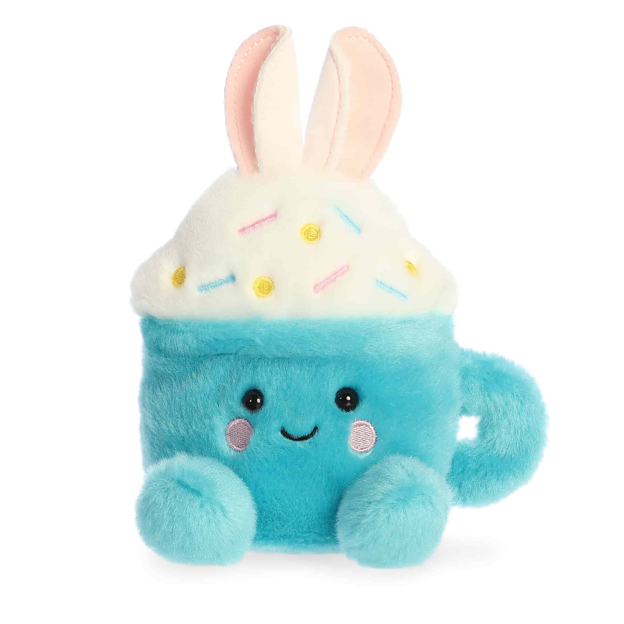 Palm Pals 5 Inch Lopi the Bunny Latte Easter Plush Toy
