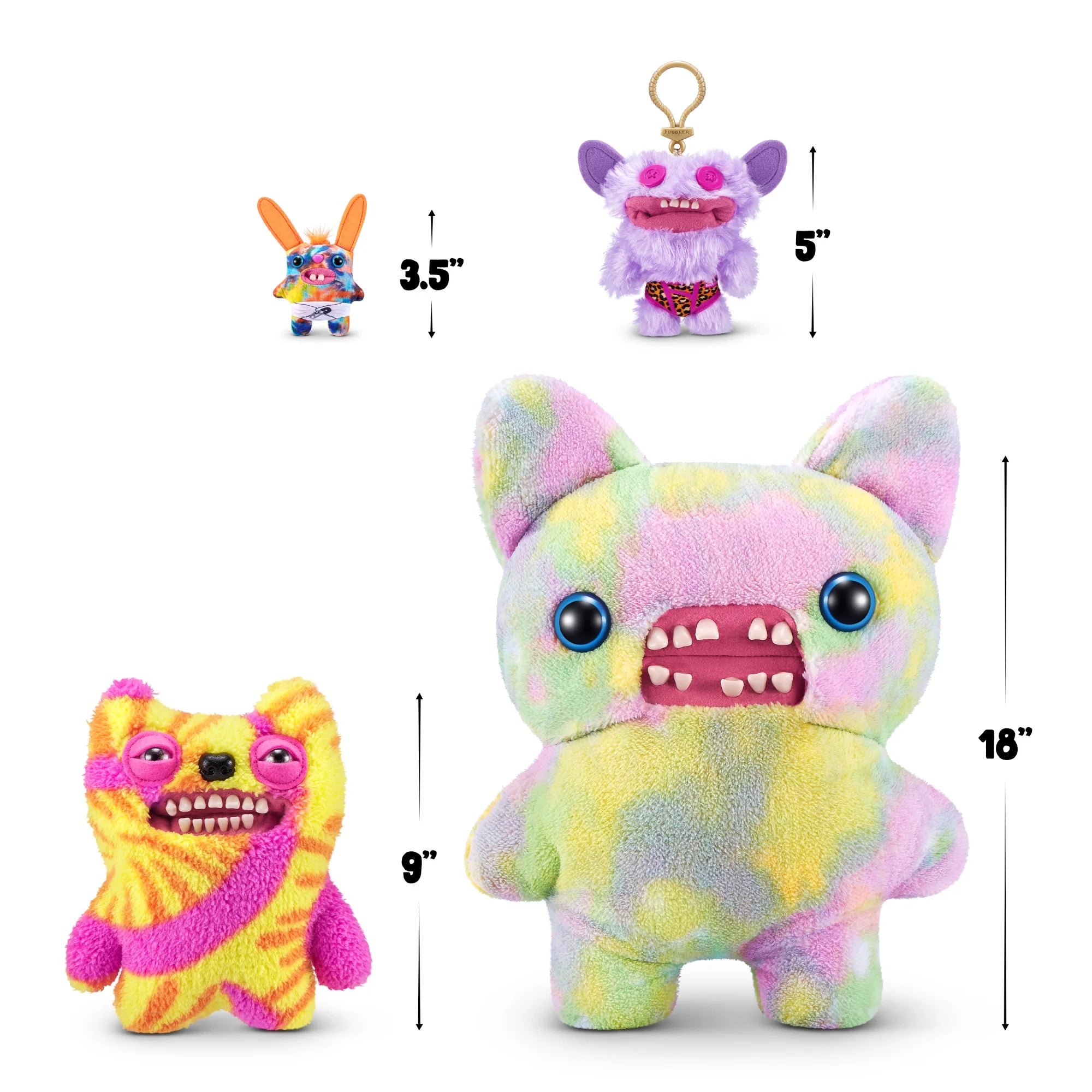 Zuru Fugglers 5 Inch Plush Keyring - Sasquooch