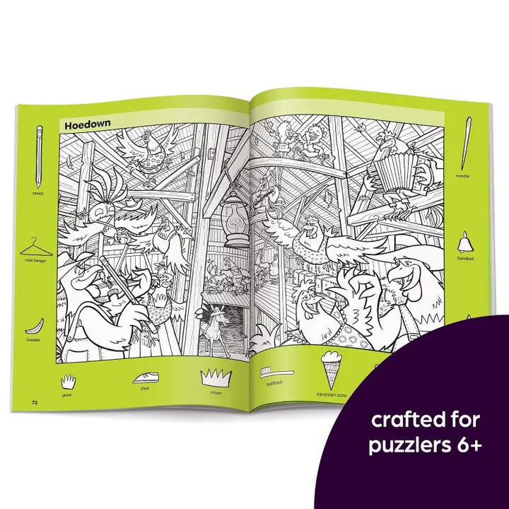 Highlights Hidden Pictures: Farm Puzzles Activity Book