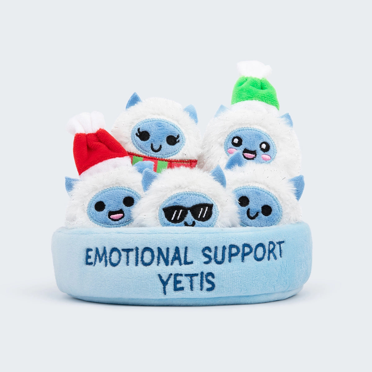 Emotional Support Yetis Set of 5 Plush Toys by What Do You Meme