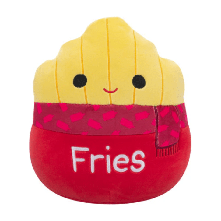 Squishmallow 8 Inch Floyd the Fry with Scarf Plush Toy - Owl & Goose Gifts