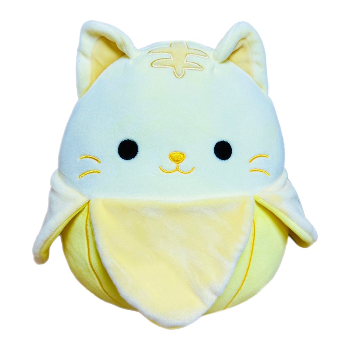 Squishmallow 8 Inch Katinka the Banana Cat Plush Toy - Owl & Goose Gifts