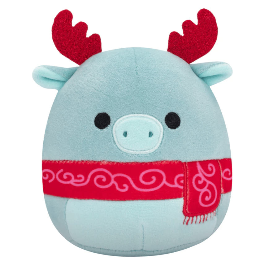 Squishmallow 8 Inch Wyndmoor the Moose Christmas Plush Toy - Owl & Goose Gifts