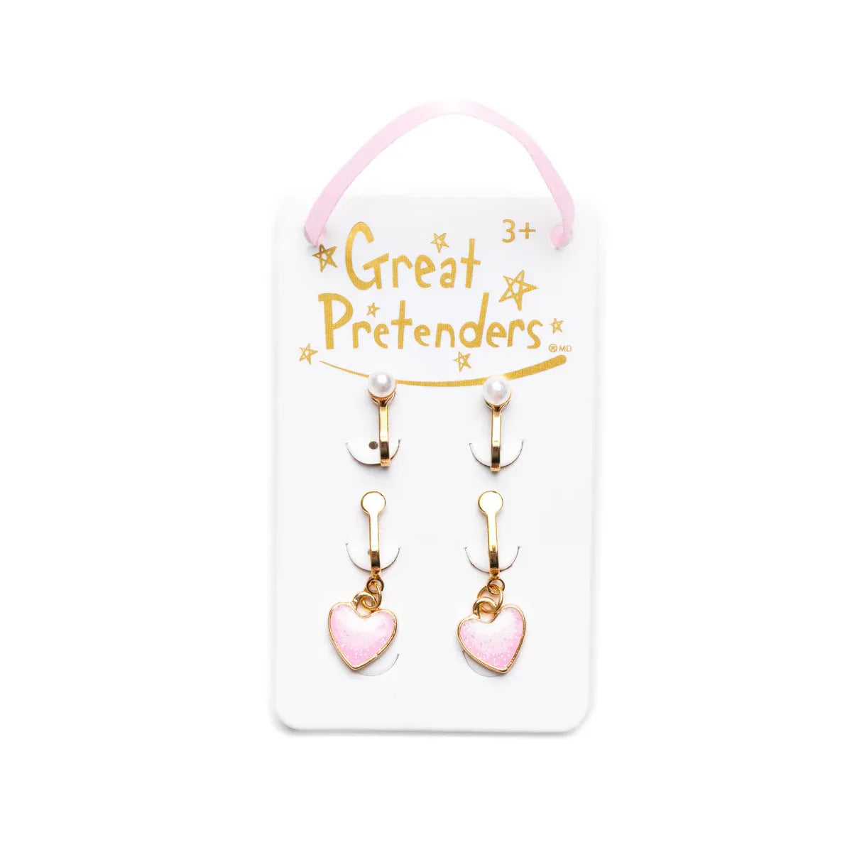 Great Pretenders Cute & Classy Clip-On Earrings - 2 Pair