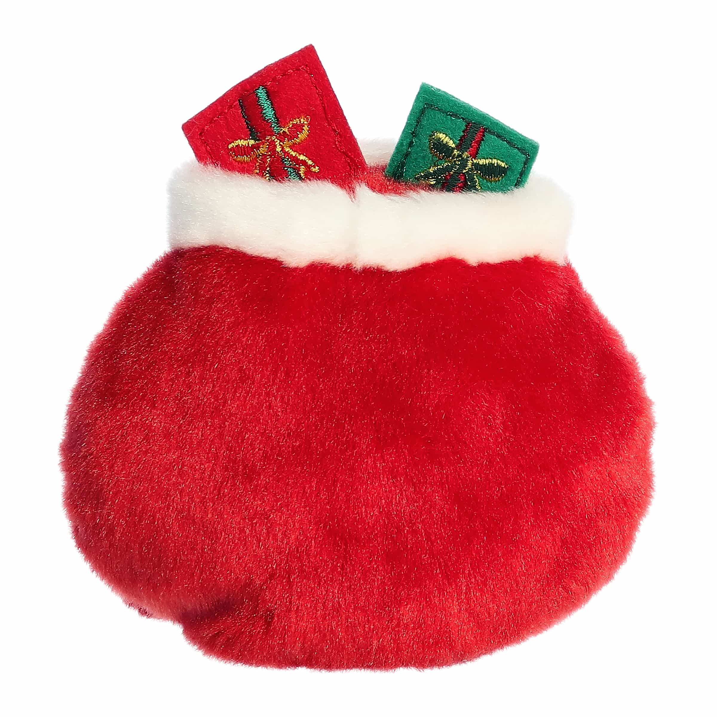 Palm Pals 5 Inch Velvet the Santa Bag Holiday Plush Toy