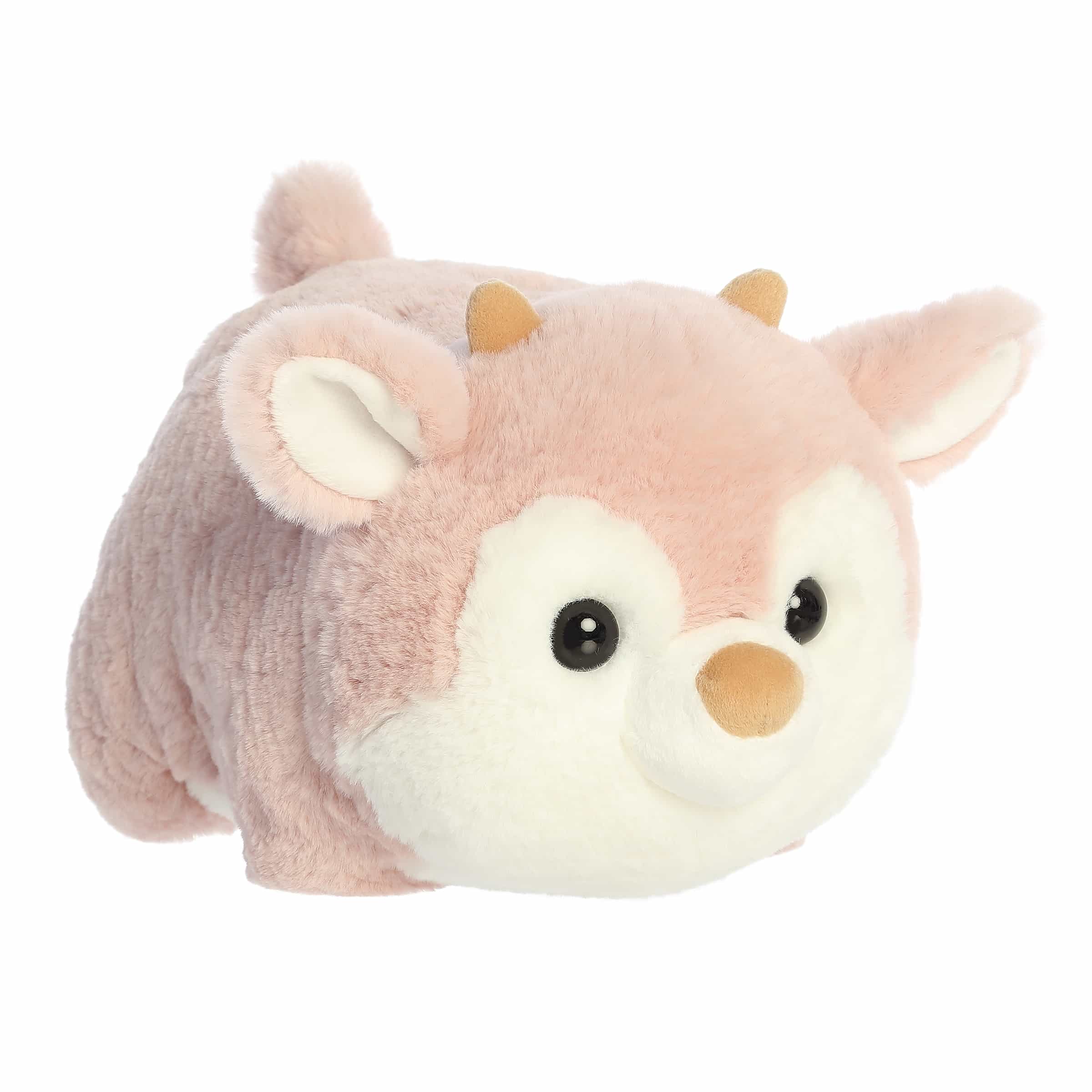 Aurora Plush Spudsters 10 Inch Pinkee Reindeer Holiday Plush Toy
